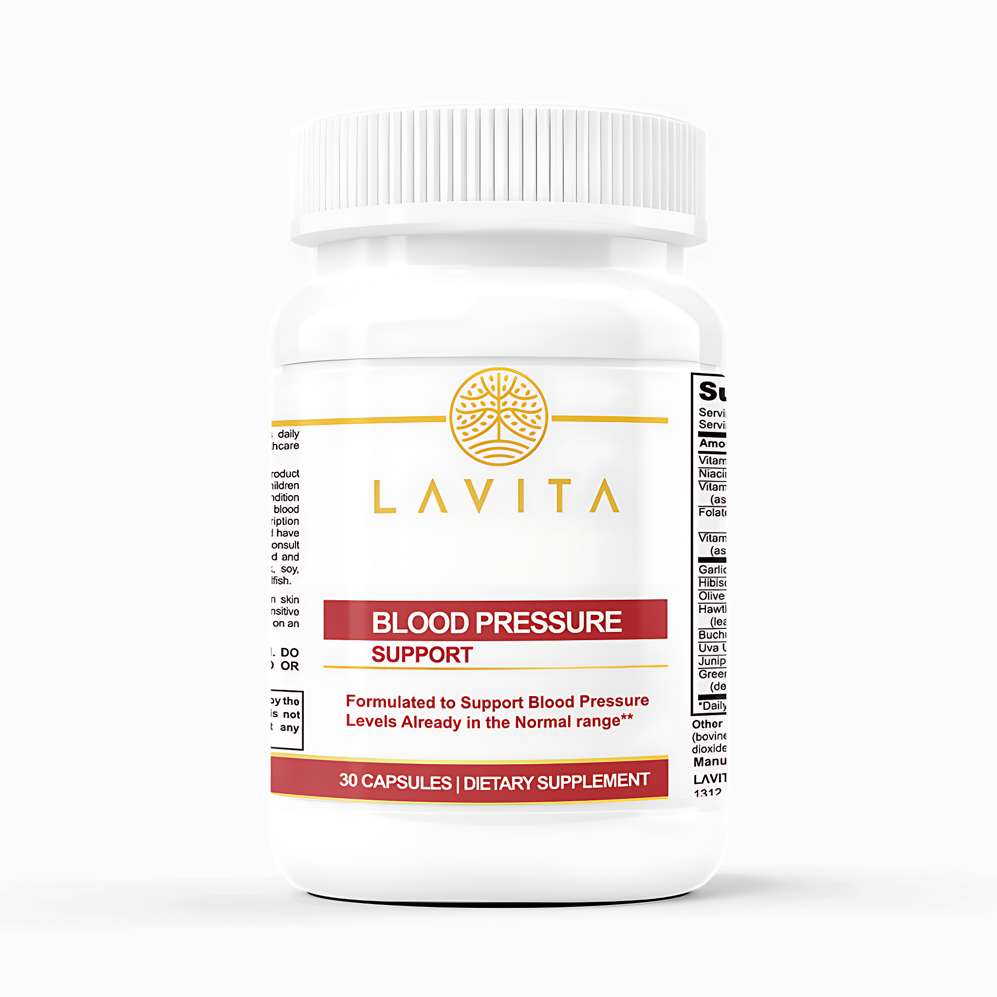 Premium Blood Pressure Support – Support Blood Pressure levels already in the normal range