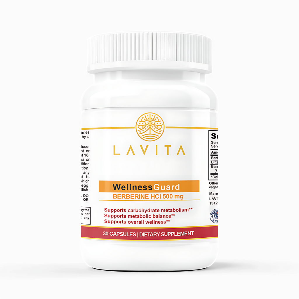 Premium Blood Sugar Support – GlucoGuard BERBERINE HCI 500 MG